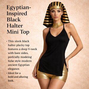 New Open Sides Egyptian Vibe Top with panties